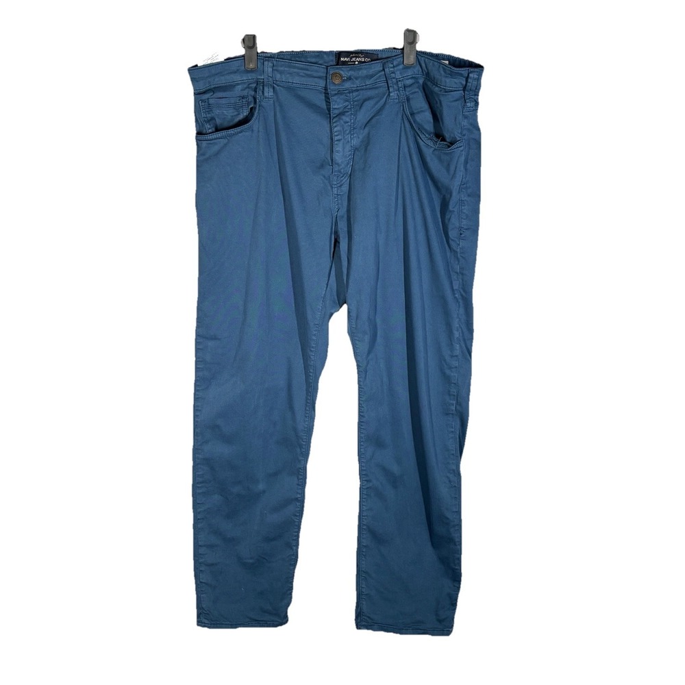 Mavi Jeans Mens 38 x 30 Blue Zach Straight Leg Denim Dark Wash